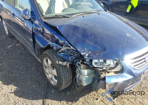 2007 Kia Spectra Ex z USA, uszkodzony, nr VIN KNAFE121975420647